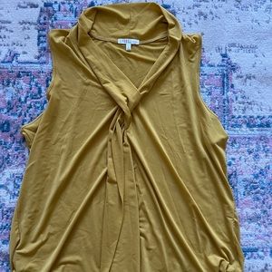 Spense Women Mustard Yellow Tank Size 2X